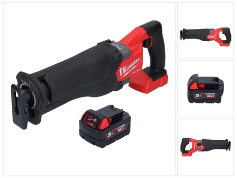 Milwaukee M18 FSZ-501 Akku Recipro Sbelsge 18 V Brushless + 1x Batterie 5,0 Ah - sans chargeur