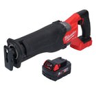 Milwaukee M18 FSZ-501 cordless Recipro reciprocating saw 18 V brushless + 1x battery 5.0 Ah - without charger