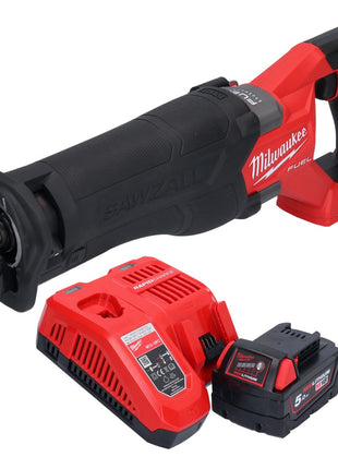 Milwaukee M18 FSZ-501 Recipro Sbelsge 18 V Brushless batterie + 1x 5.0 Ah batterie + chargeur