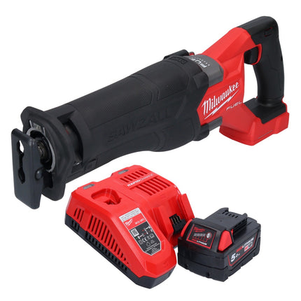 Milwaukee M18 FSZ-501 cordless Recipro reciprocating saw 18 V brushless + 1x battery 5.0 Ah + charger