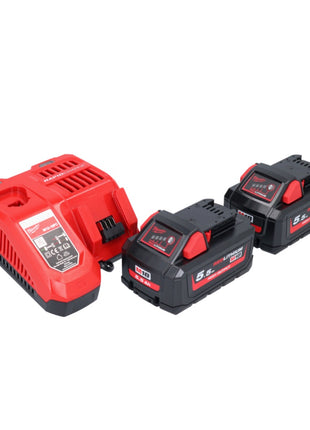 Milwaukee M18 FSZ-552 akumulatorowa pilarka szablasta 18 V bezszczotkowa + 2x akumulator 5,5 Ah + ładowarka