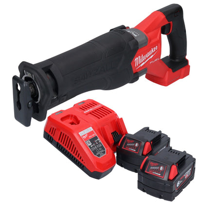 Batterie Milwaukee M18 FSZ-602 Scie sabre Recipro 18 V brushless + 2x batteries 6,0 Ah + chargeur