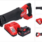 Milwaukee M18 FSZ-801 cordless Recipro reciprocating saw 18 V brushless + 1x battery 8.0 Ah + charger
