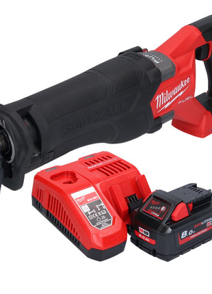 Sierra sable Milwaukee M18 FSZ-801 batería 18 V sin escobillas + 1x batería 8,0 Ah + cargador