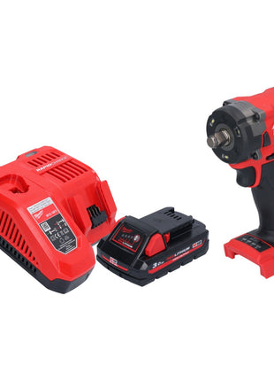 Clé à chocs sans fil Milwaukee M18 FIW2F12-301 18 V 339 Nm 1/2" brushless + 1x batterie 3,0 Ah + chargeur