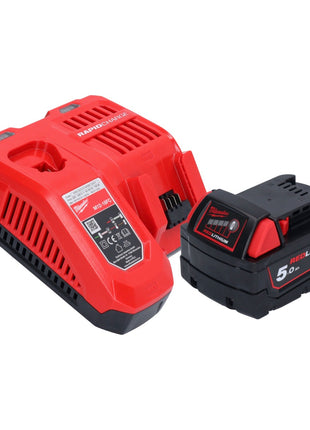 Milwaukee M18 FIW2F12-501 Akku Schlagschrauber 18 V 339 Nm 1/2" Brushless + 1x Akku 5,0 Ah + Ladegerät