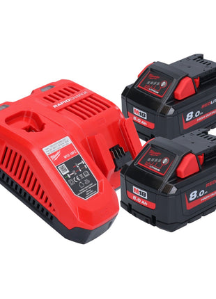 Clé à chocs sans fil Milwaukee M18 FIW2F12-802 18 V 339 Nm 1/2" sans balai + 2x batterie 8,0 Ah + chargeur