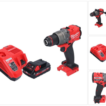 Milwaukee M18 FPD3-301 taladro de percusión sin cable 18 V 158 Nm sin escobillas + 1x batería recargable 3.0 Ah + cargador