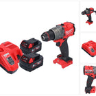 Milwaukee M18 FPD3-502 Perceuse-visseuse à percussion sans fil 18 V 158 Nm Brushless + 2x batterie 5,0 Ah + chargeur