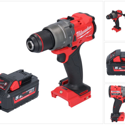 Milwaukee M18 FPD3-551 cordless impact drill 18 V 158 Nm brushless + 1x rechargeable battery 5.5 Ah - without charger