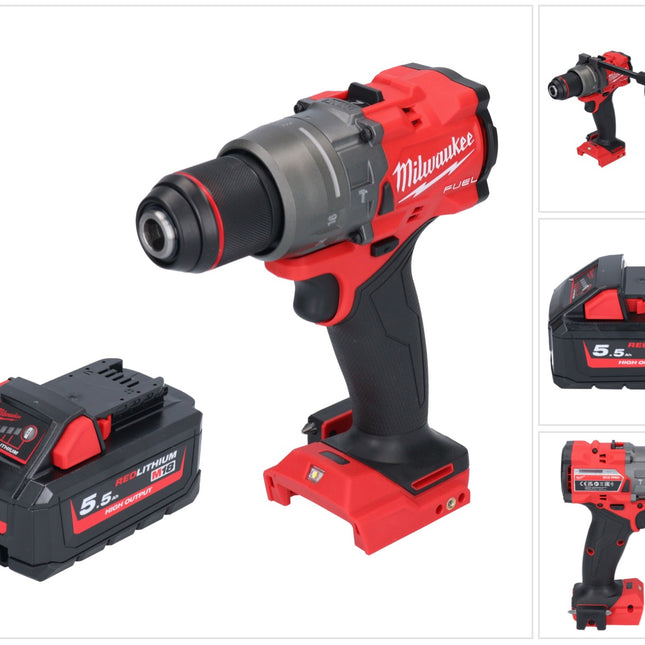 Milwaukee M18 FPD3-551 cordless impact drill 18 V 158 Nm brushless + 1x rechargeable battery 5.5 Ah - without charger