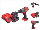 Taladro percutor inalámbrico Milwaukee M18 FPD3-552 18 V 158 Nm sin escobillas + 2x baterías 5,5 Ah + cargador