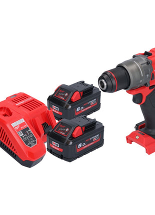 Milwaukee M18 FPD3-802 Perceuse-visseuse à percussion sans fil 18 V 158 Nm Brushless + 2x batterie 8,0 Ah + chargeur