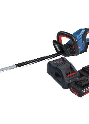 Bosch GHE 18V-60 Cortasetos a batería profesional 18 V 60 cm sin escobillas + 2x batería 5,0 Ah + cargador