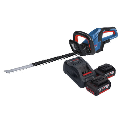 Bosch GHE 18V-60 Cortasetos profesional sin cable 18 V 60 cm sin escobillas + 2x acumulador 5,0 Ah + cargador