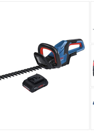 Bosch GHE 18V-60 Cortasetos a batería profesional 18 V 60 cm sin escobillas + 1x batería ProCORE 4,0 Ah - sin cargador