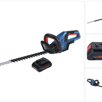 Bosch GHE 18V-60 Professional cordless hedge trimmer 18 V 60 cm brushless + 1x ProCORE battery 4.0 Ah - without charger