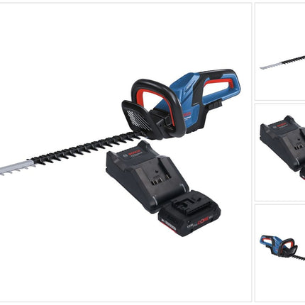 Bosch GHE 18V-60 Professional cordless hedge trimmer 18 V 60 cm brushless + 1x ProCORE battery 4.0 Ah + charger