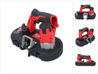 Sierra de cinta a batería Milwaukee M12 BS-0 12 V 41 x 41 mm Solo (4933431310) - sin batería, sin cargador