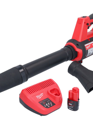 Milwaukee M12 BBL-201 Akku Gebläse 12 V + 1x Akku 2,0 Ah + Ladegerät