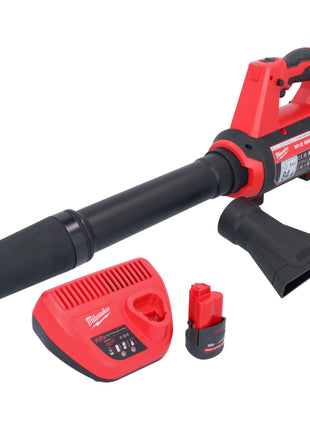 Milwaukee M12 BBL-251 Akku Gebläse 12 V + 1x Akku 2,5 Ah + Ladegerät