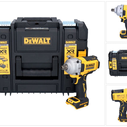 DeWalt DCF 892 NT cordless impact wrench 18 V 813 Nm 1/2" brushless + TSTAK - without battery, without charger