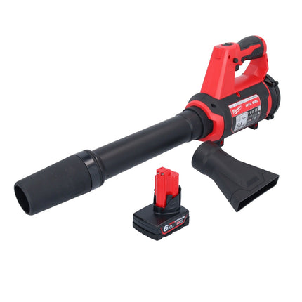 Milwaukee M12 BBL-601 Soplador sin cable 12 V + 1x batería 6.0 Ah - sin cargador