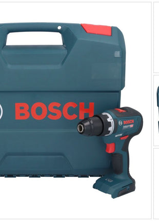 Bosch GSR 18V-55 Taladro atornillador inalámbrico profesional 18 V 55 Nm sin escobillas + estuche en L - sin batería, sin cargador