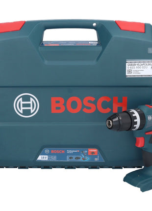 Bosch GSB 18V-45 Taladro percutor inalámbrico profesional 18 V 45 Nm sin escobillas + estuche en L - sin batería, sin cargador