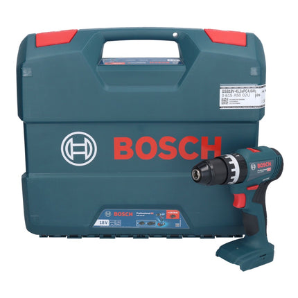 Bosch GSB 18V-45 Taladro atornillador profesional a batería 18 V 45 Nm sin escobillas + maletín en L - sin acumulador, sin cargador