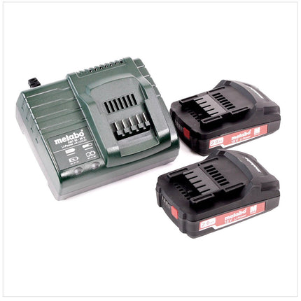 Metabo SB 18 L Akku Schlagbohrschrauber 18V 48Nm + 2x Akku 2,0Ah + Ladegerät + Koffer ( 602317500 ) - Toolbrothers