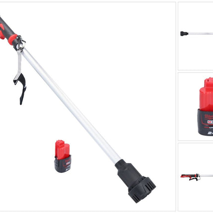 Bomba de trasiego sin cable Milwaukee M12 BSWP-201 12 V 34 l/min + 1x batería recargable 2,0 Ah - sin cargador