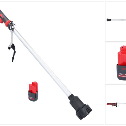 Pompa di trasferimento a batteria Milwaukee M12 BSWP-251 12 V 34 l/min + 1x batteria ricaricabile 2,5 Ah - senza caricabatterie