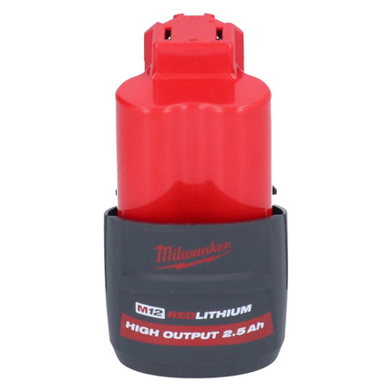 Pompa di trasferimento a batteria Milwaukee M12 BSWP-251 12 V 34 l/min + 1x batteria ricaricabile 2,5 Ah - senza caricabatterie