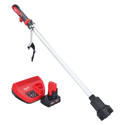 Bomba de trasvase a batería Milwaukee M12 BSWP-401 12 V 34 l/min + 1x batería 4,0 Ah + cargador