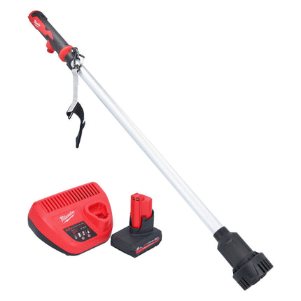 Bomba de trasvase a batería Milwaukee M12 BSWP-501 12 V 34 l/min + 1x batería 5,0 Ah + cargador