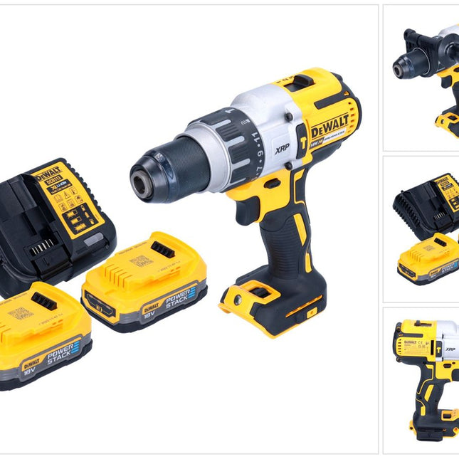 DeWalt DCD 996 E2 Akku Schlagbohrschrauber 18 V 95 Nm Brushless + 2x Akku 1,7 Ah + Ladegerät