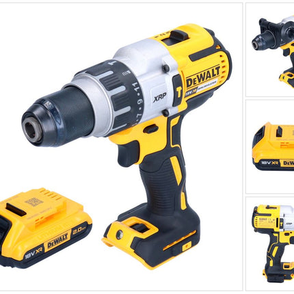 DeWalt DCD 996 N trapano a percussione a batteria 18 V 95 Nm senza spazzole + 1x batteria ricaricabile 2,0 Ah - senza caricatore
