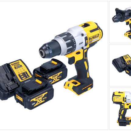 DeWalt DCD 996 M2 cordless impact drill 18 V 95 Nm brushless + 2x rechargeable battery 4.0 Ah + charger