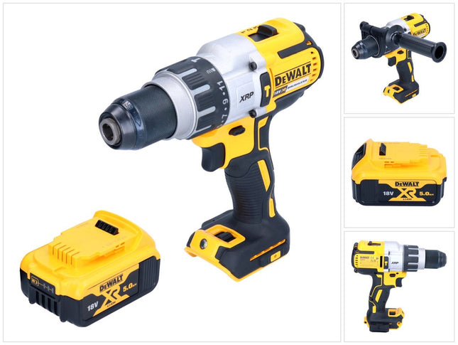 DeWalt DCD 996 N akumulatorowa wiertarko-wkrętarka udarowa 18 V 95 Nm bezszczotkowa + 1x akumulator 5,0 Ah - bez ładowarki