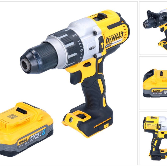 DeWalt DCD 996 N cordless impact drill 18 V 95 Nm brushless + 1x Powerstack battery 5.0 Ah - without charger