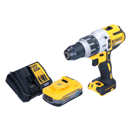 Taladradora de percusión sin cable DeWalt DCD 996 H1 18 V 95 Nm sin escobillas + 1x batería Powerstack 5,0 Ah + cargador
