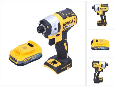 DeWalt DCF 887 N Clé à choc sans fil 18 V 205 Nm 1/4'' Brushless + 1x batterie 1,7 Ah - sans chargeur