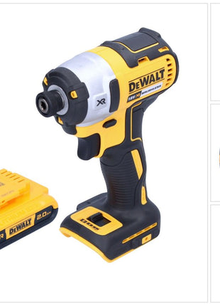 Akumulatorowy klucz udarowy DeWalt DCF 887 N 18 V 205 Nm 1/4" bezszczotkowy + 1x akumulator 2,0 Ah - bez ładowarki