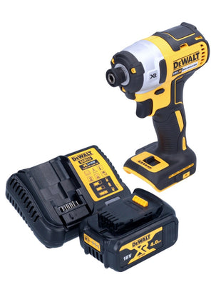 Llave de impacto a batería DeWalt DCF 887 M1 18 V 205 Nm 1/4" sin escobillas + 1x batería 4,0 Ah + cargador