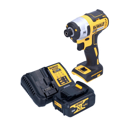 DeWalt DCF 887 M1 cordless impact wrench 18 V 205 Nm 1/4" brushless + 1x rechargeable battery 4.0 Ah + charger
