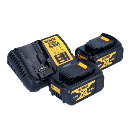 DeWalt DCF 887 M2 cordless impact wrench 18 V 205 Nm 1/4" brushless + 2x rechargeable battery 4.0 Ah + charger