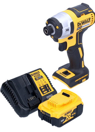 Llave de impacto a batería DeWalt DCF 887 P1 18 V 205 Nm 1/4" sin escobillas + 1x batería 5,0 Ah + cargador