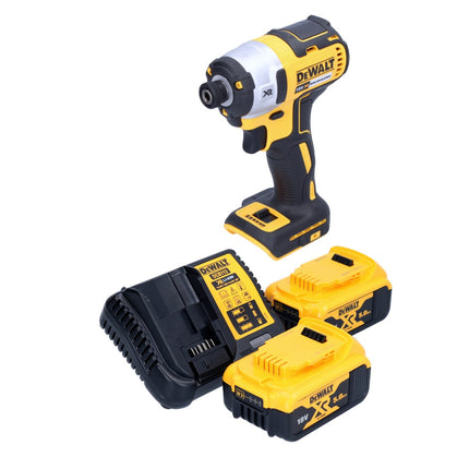 DeWalt DCF 887 P2 Avvitatore a impulsi 18 V 205 Nm 1/4'' Brushless + 2x batteria 5,0 Ah + caricatore