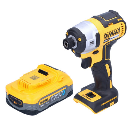 DeWalt DCF 887 N cordless impact wrench 18 V 205 Nm 1/4" brushless + 1x battery powerstack 5.0 Ah - without charger